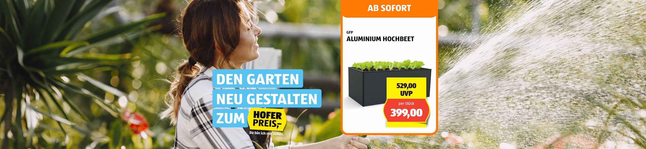 Hochbeete und weitere Produkte f&uuml;r den Garten zum HOFER Preis